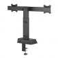 HL66-2L, Monitor Halterung für 2 Monitore mit Eye Level Höhenverstellung, für Bildschirme 17" - 27"