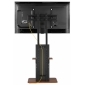 HP120L, Bodenständer für Flachbildschirme, für Bildschirme 37" - 70" (94-178 cm), Belastung bis 40 kg, PVC-Furnier / schwarz