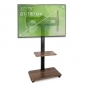 HP130L, TV Ständer mit Rollen höhenverstellbar, 32" - 75" (81 - 190 cm), Belastung bis 45 kg, Hoch- oder Querformat
