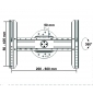 HP16-3L, für Bildschirme 37" - 70" (94 - 178 cm), Belastung bis 50 kg