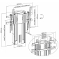 HP28L, für Bildschirme 37" - 60" (94 - 152 cm), Belastung: 7 - 20 kg, mit Federsystem