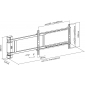 HP29-1L, Motorisierter & schwenkbarer Wandhalter für Flachbildschirme