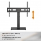 HP2RL, TV Ständer höhenverstellbar, drehbar, 37" - 75" (94 - 191 cm), Belastung bis 40 kg, 6-fach höhenverstellbar, schwenkbar