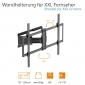 HP46L, für Bildschirme 50"-100" (127- 254 cm), TV Wandhalterung schwenkbar für XXL Fernseher, bis 65 kg
