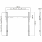 HP5-1ASL, für Bildschirme 32" - 55" (81 - 140 cm), Belastung bis 40 kg