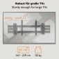 HP57L, Bewegliche TV Wandhalterung mit geteilter Wandplatte, 55" - 90" (140 - 229 cm), bis 80 kg, schwenkbar & neigbar, 37 - 473