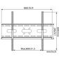 HP6-4SL, für Bildschirme 42" - 100" (107- 254 cm), Belastung bis 120 kg