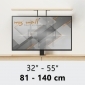 HP67-1L, Elektrisch drehbarer TV Lift, 32" - 55" (81 - 140 cm), Belastung bis zu 60 kg, zum Einbau in Möbel