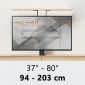 HP67-2L, Elektrisch drehbarer TV Lift, 37" - 80" (94 - 203 cm), Belastung bis 60 kg, zum Einbau in Möbel,