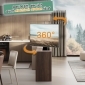 HP67-1L, Elektrisch drehbarer TV Lift, 32" - 55" (81 - 140 cm), Belastung bis zu 60 kg, zum Einbau in Möbel