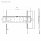 HP71L, Outdoor TV Wandhalterung, 37" - 86" (94 - 218 cm), bis 50 kg, wetterfest für den Außenbereich