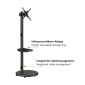 HP90L, TV Ständer mit Rollen, 17“ - 43“ (43 - 109 cm), bis 15 kg, Neigen, schwenken, Bildschirm drehen, höhenverstellbar