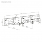 HR13L, Fahrrad Wandhalterung vertikal & horizontal