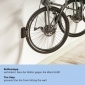 HR15L, 2er Pack Fahrrad Wandhalterung schwenkbar