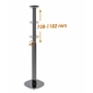 HS24L schwarz, Belastung: 10 kg, einstellbare Höhe: 738 - 1182 mm
