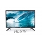 HTL 2477, 23,6" SmartTV HDTV Fernseher mit 12V Anschluss, integriertem HD Triple Tuner (DVB-S2/T2/C), HbbTV und Mediaplayer