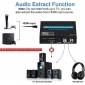 F-ARC-HDMI, HDMI 2.0 4K ARC 5.1 Audio Decoder HDMI to AUX Optical 5.1 Audio Extractor for Family Cinema HDMI to AV Converter