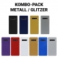 Kombo Pack - Dekorfolien Metalloptik je 1 Stk. pro Farbe (10 Farben), Gr. S, Pack á 10 Stk.