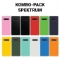 Kombo Pack - Dekorfolien Spektrum je 1 Stk. pro Farbe (12 Farben), Gr. S, Pack á 12 Stk.