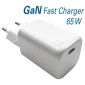 MQ6WL, GaN Schnellladegerät 65 W, 1x USB C, Eingang: 100–240 V, Ausgang: 1x USB C  5 V - 20 V, PPS &  AVS Unterstützung
