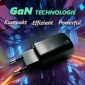 MQ6L, GaN Schnellladegerät 65 W, 1x USB C, Eingang: 100–240 V, Ausgang: 1x USB C  5 V - 20 V, PPS &  AVS Unterstützung