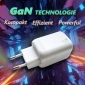 MQ7WL, GaN Schnellladegerät 100 W, 1x USB C, Eingang: 200-240 V, Ausgang: 5 V – 20 V (max. 5 A / 100 W), PPS & AVS Unterstützung
