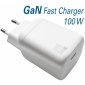 MQ7WL, GaN Schnellladegerät 100 W, 1x USB C, Eingang: 200-240 V, Ausgang: 5 V – 20 V (max. 5 A / 100 W), PPS & AVS Unterstützung