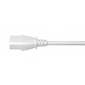 KGK20-5W, 5m  Flach-Schutzkontakt Stecker - Kaltgeräte-Kupplung IEC320C13