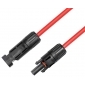 PVK1-8RL rot, 8,0m, Photovoltaik Kabel 6 mm² mit Steckverbinder