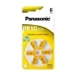 PANASONIC Zinc-Air PR10 (PR230/PR536) BL6 (Hearing Aid)