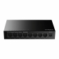 Gigabit LAN Switch; 8 Ports; LED-Statusleuchten; Metall