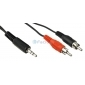 10,0 m, Audio-Adapter-Kabel 3,5mm/ 2xCinch, Blister Folienbeutel (1)