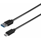 C530-0,3L, Verbindungskabel USB Typ C Stecker - USB 3.1 Typ A Stecker, USB 3.1 Gen 1, 0,3 m