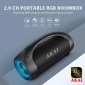 AKAI ABTS-55, tragbare Bluetooth-Box mit LED-Lichtshow