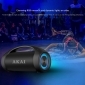AKAI ABTS-55, tragbare Bluetooth-Box mit LED-Lichtshow