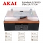 AKAI ATT-14BT, Plattenspieler mit Bluetooth, CD-Player und FM-Radio