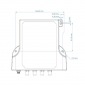 Invacom Fibre OTX Kit 1310nM inkl. Netzteil und Wideband-LNB