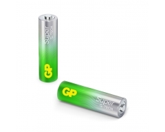 AA Batterie GP Alkaline Super 1,5V 2 Stück Folie