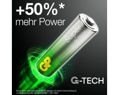 AA Batterie GP Alkaline Super, 50% stärker, 1,5V (40 Stück)