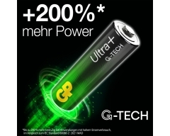 C Baby Batterie GP Alkaline Ultra+, 200% stärker, 1,5V (2 Stück)