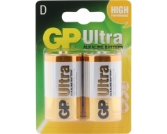 D Mono Batterie GP Alkaline Ultra 1,5V 2 Stück