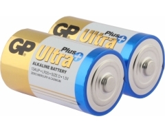 D Mono Batterie GP Alkaline Ultra Plus 1,5V 2 Stück