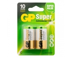 C Baby Batterie GP Alkaline Super 1,5V 2 Stück