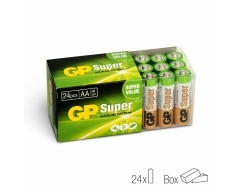 AA Batterie GP Alkaline Super 1,5V 24 Stück