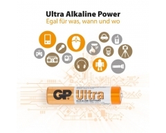 AAA Batterie GP Alkaline Ultra 1,5V 4 Stück