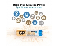 AAA Batterie GP Alkaline Ultra Plus 1,5V 4 Stück