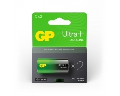 C Baby Batterie GP Alkaline Ultra+, 200% stärker, 1,5V (2 Stück)