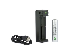 USB-Modell Ladegerät GP L111 1 x Li-Ion+ 18650 2600 mAh