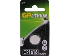 CR1616 GP Lithium Knopfzelle 3V 1 Stück