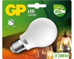 LED lampe GP 080480 E27 A60 Classic Frosted DIM 7,2W 1 Stück